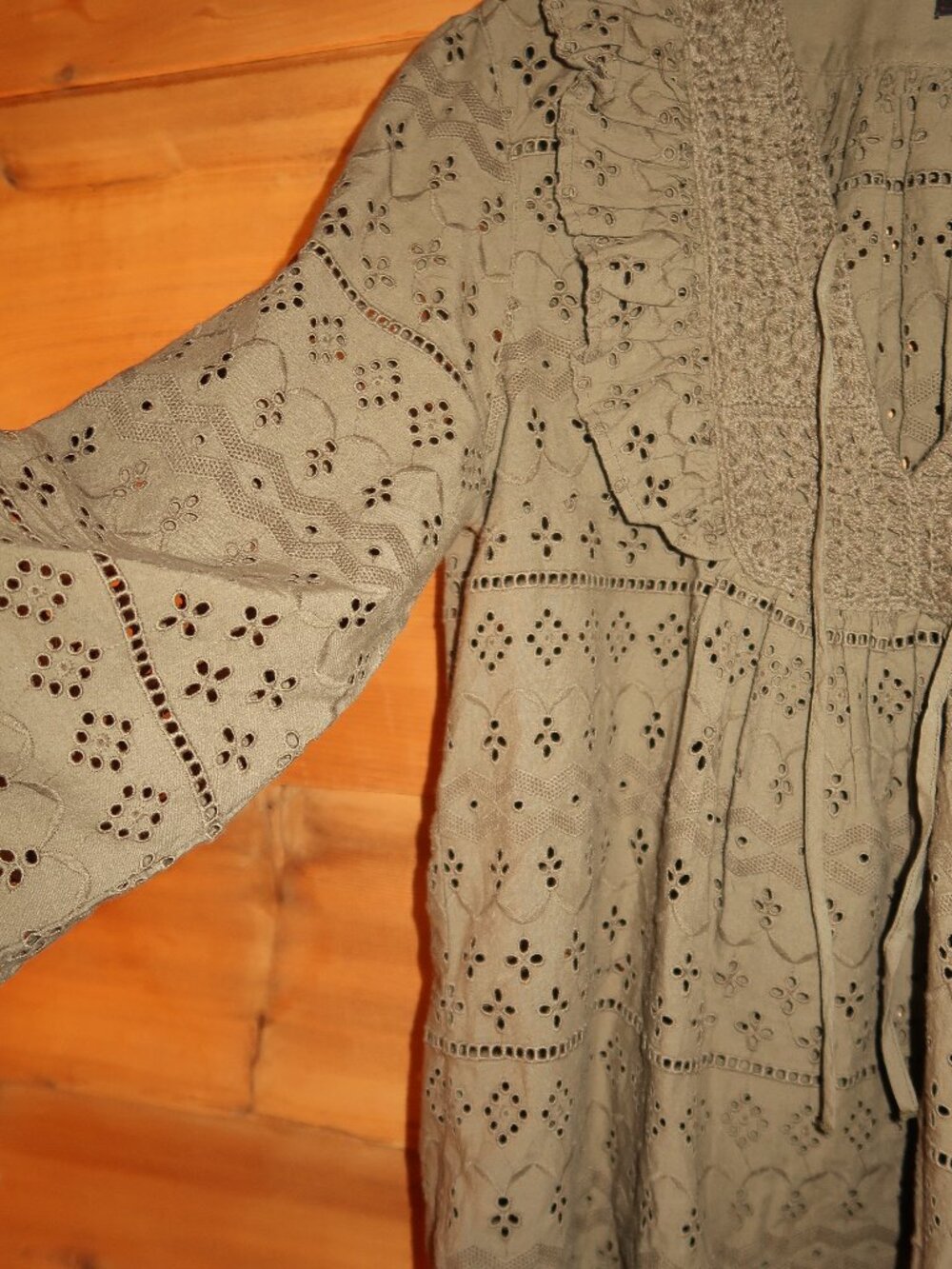 NEW RRL Ralph Lauren Eyelet Embroidered Blouse - Picture 10 of 15